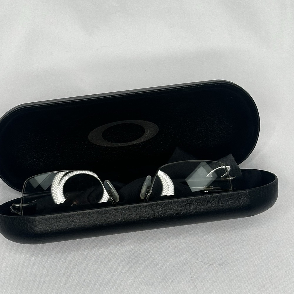 Oakley Lizard Pewter Titanium Eyeglasses OX5113-0254 Semi Rimless Frames 5418135